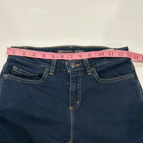 Michael Kors Dark Wash Skinny Jeans Women’s Size 4 Stretch Denim - Picture 7 of 7